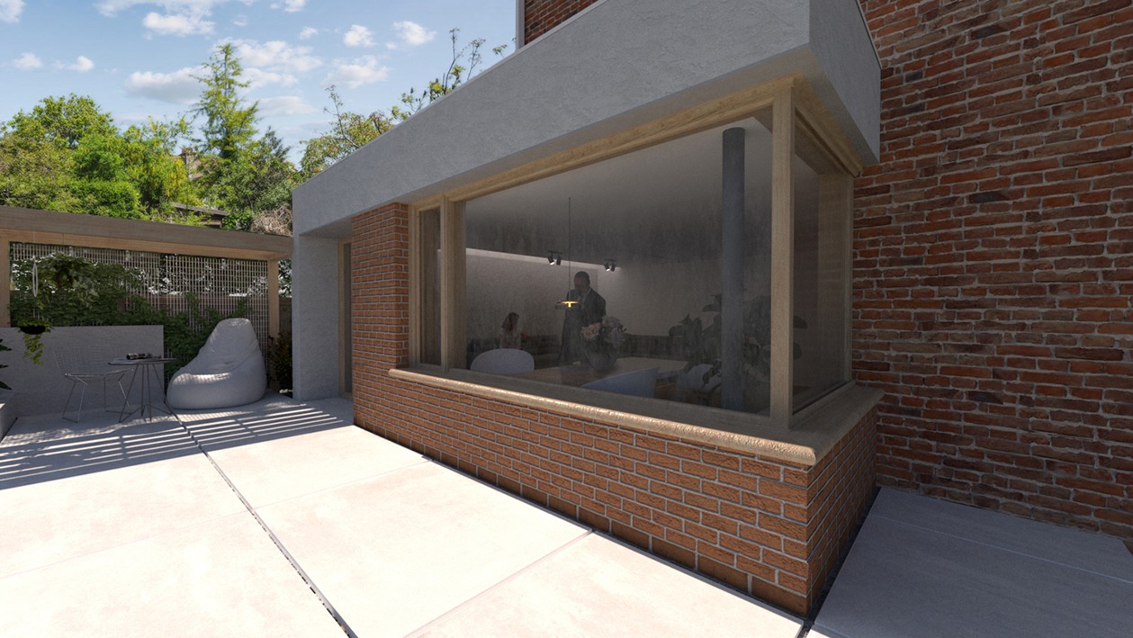 concept-house-extension-side-elevation-architecture-trends-2018-PGPstudio concept stage for house 83 rear extension