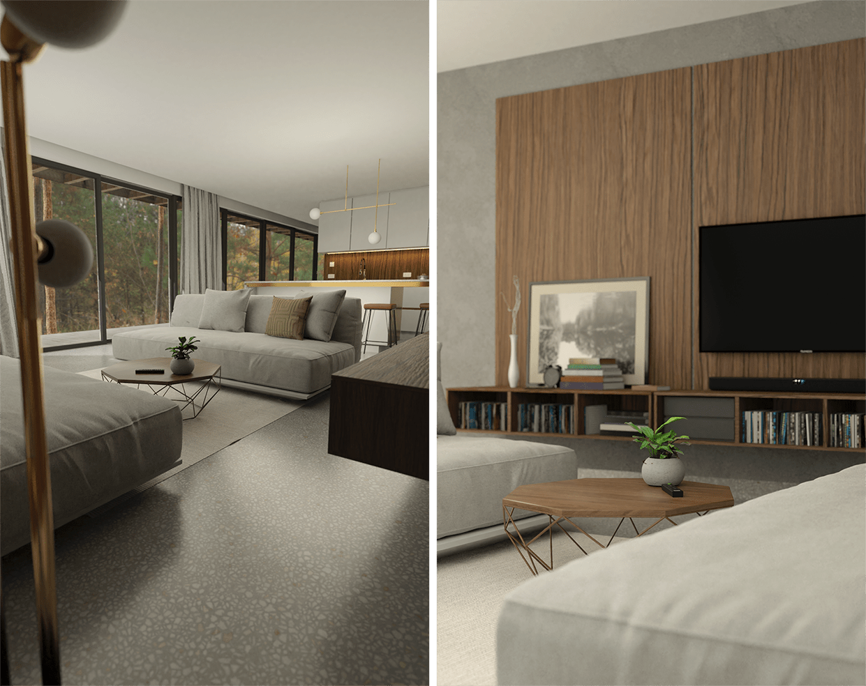 living-room-terazzo-garden-house-interior-design-trends-2020-pgpstudio Garden House living room