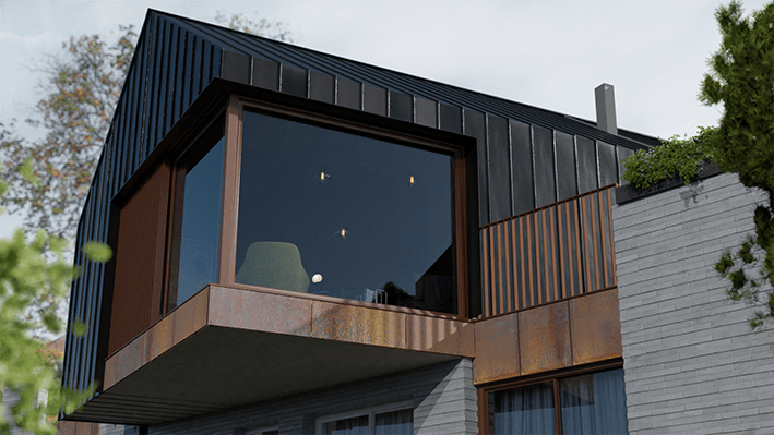 black-zinc--corten-cladding-reclined-materials-handrails-brick-hill-house-exterior-architecture-trends-2021-pgpstudio