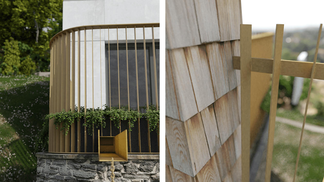 Stone House balustrade