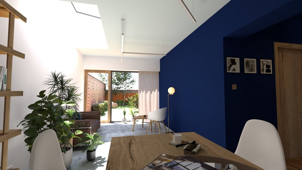 CONCEPT blue living room