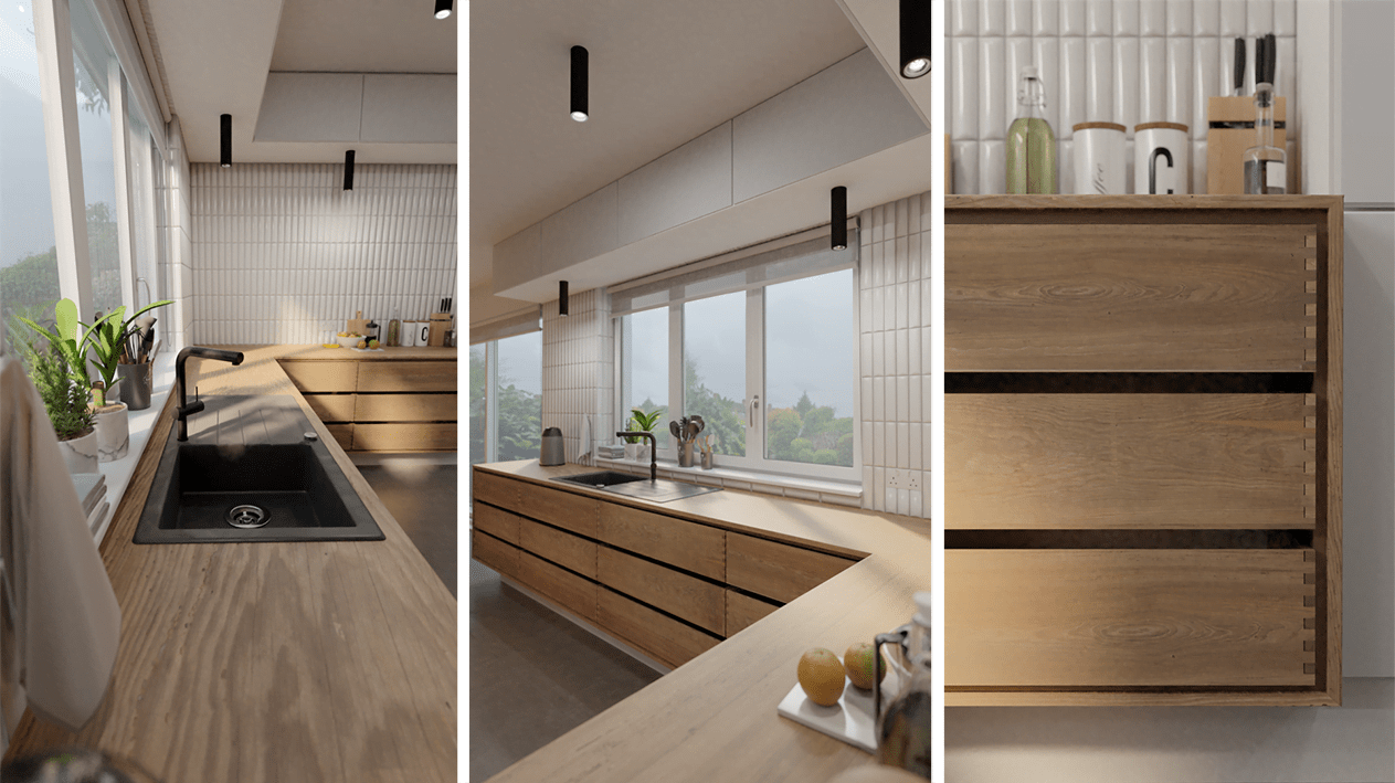 kitchen-refurbishment-worktop-image-interior-design-trends-2020-PGPstudio Hedge Lane kitchen refurbishment