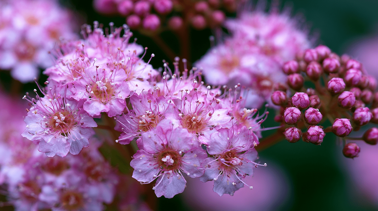 Hill-House-landscape-spiraea-PGPstudio Hill House garden spiraea japanica shirobana flowers