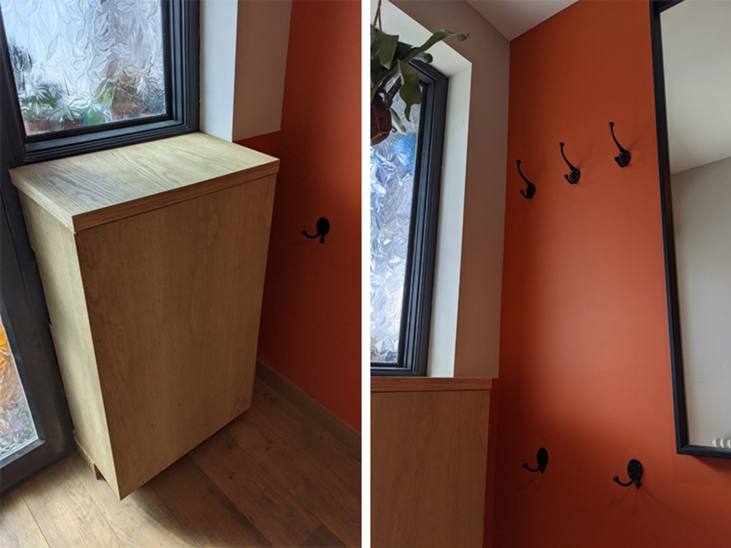 orange-corridor-storage-interior-design-trends-2022-PGPstudio Hallway elements in orange room