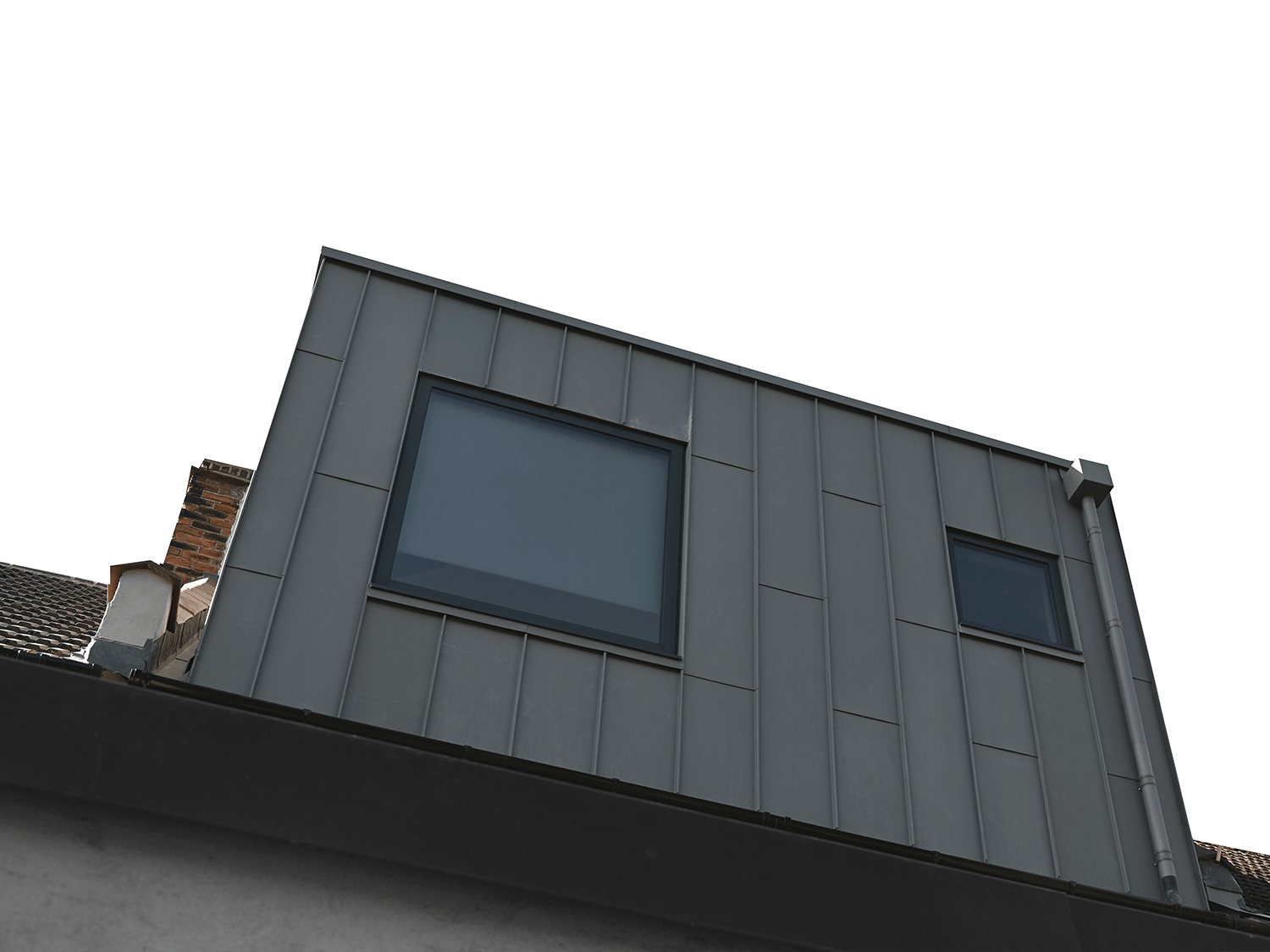 SR_loft_conversion_front_zinc_cladding_design_trends_2025_PGPstudio Loft Conversion clad in zinc
