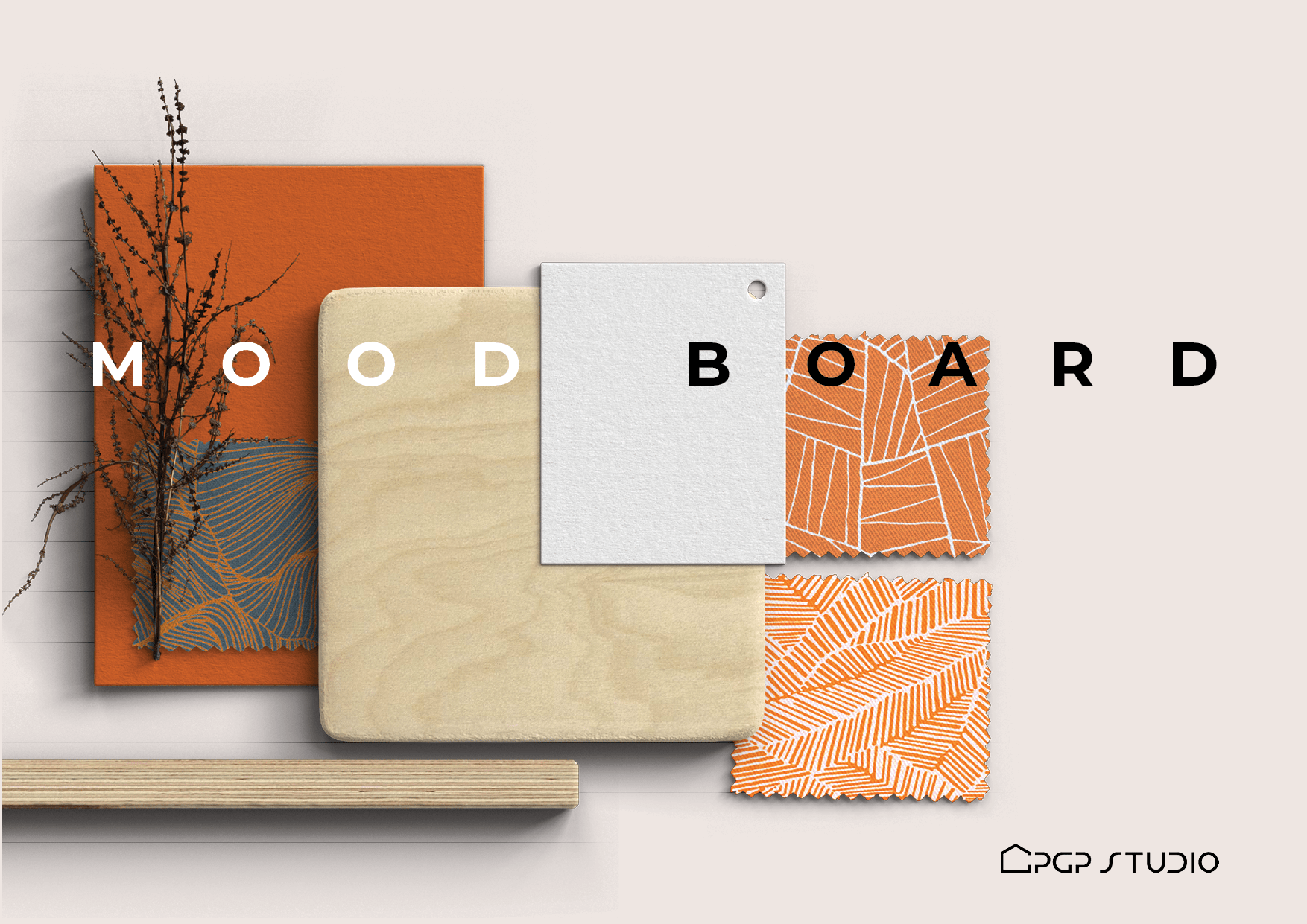 2026_MOOD_BOARD_PGPstudio9 orange mood board